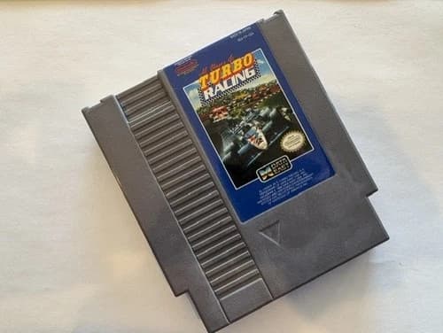 Al Unser Jr's Turbo Racing Nintendo NES Tested And Working