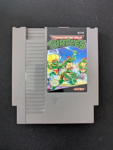 Teenage Mutant Ninja Turtles - Nintendo NES Game-Authentic-Tested- Free Shipping