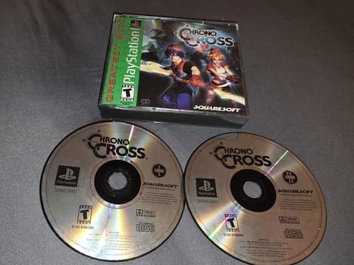 Chrono Cross (Sony PlayStation 1, 2000) Complete CIB Black Label PS1 Excellent
