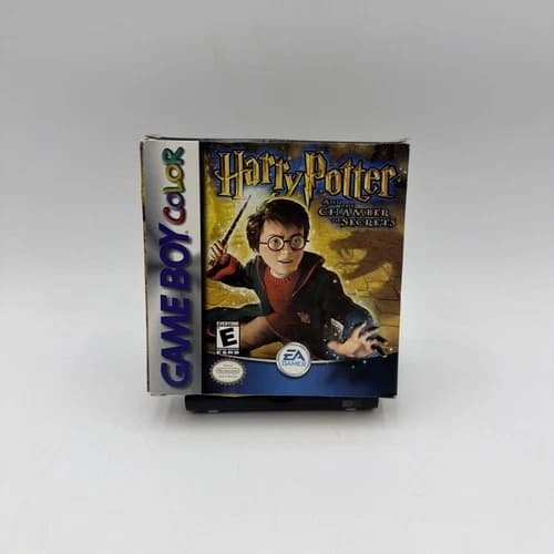 Harry Potter and the Chamber of Secrets (Nintendo Game Boy Color, 2002) CIB