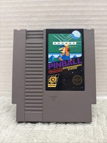 Pinball Nintendo Entertainment System NES Game Cartridge - Tested