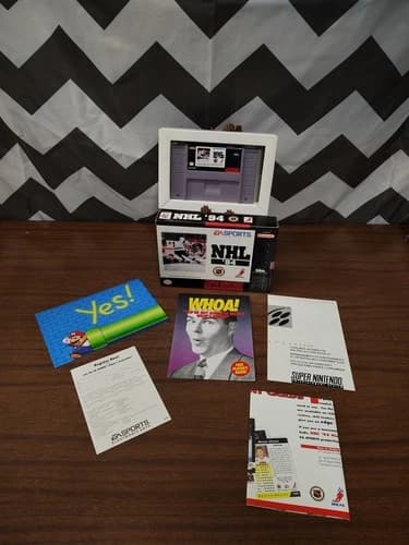 NHL 94 (Super Nintendo Entertainment System, 1993) CIB Complete SNES