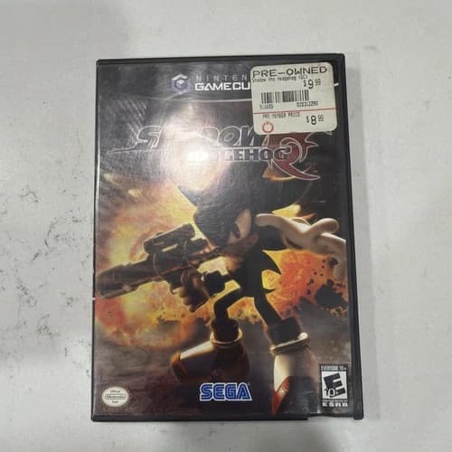 Shadow the Hedgehog Nintendo GameCube Complete CIB Black Label