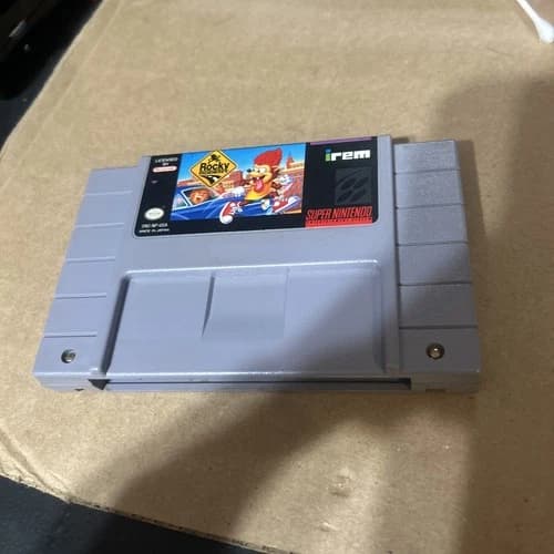 Rocky Rodent (Super Nintendo SNES) Authentic Cartridge Very Clean
