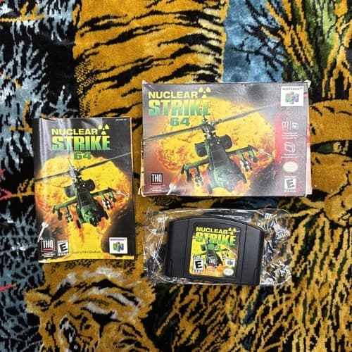 Nuclear Strike 64 Nintendo 64 N64 CIB Complete W/ Manual Authentic THQ