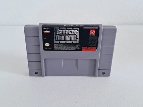 Robocop Versus The Terminator (Super Nintendo, SNES, 1993) Cartridge ONLY