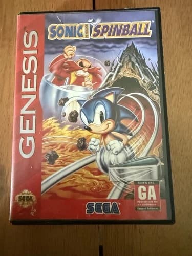 Sonic the Hedgehog Spinball (Sega Genesis, 1993) CIB