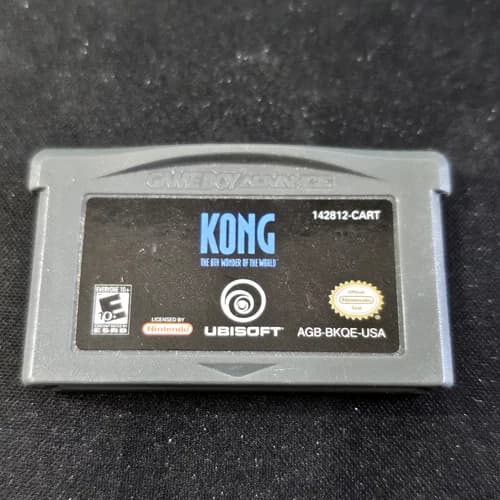 Kong the 8th Wonder of the World Nintendo Game Boy Advance GBA Cart Only