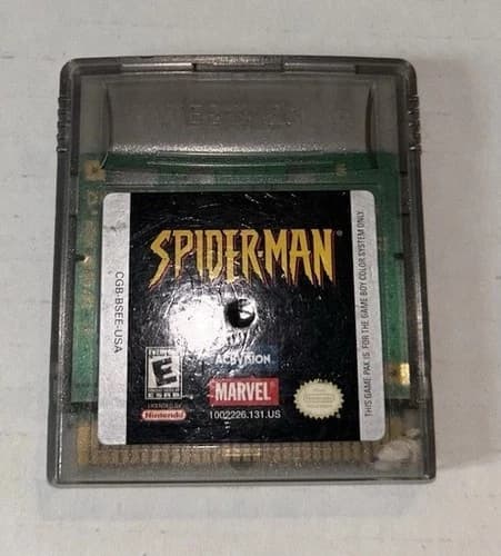 Spider Man Nintendo Game Boy Color 2000 GBC Cart Only