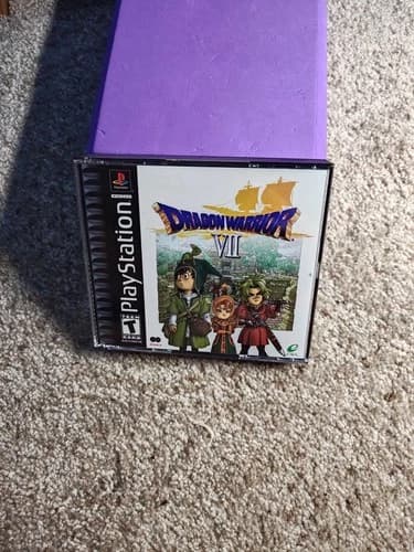 Dragon Warrior VII 7 (Sony PlayStation 1, 2001) Complete PS1