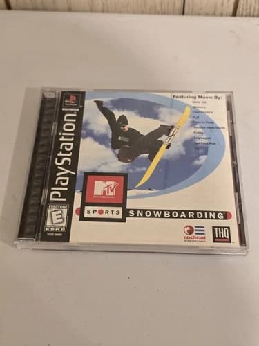 MTV Sports: Snowboarding (Sony PlayStation 1, 1999) PS1 Game Complete CIB
