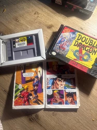 Double Dragon V: The Shadow Falls (Super Nintendo SNES) Tested - Authentic