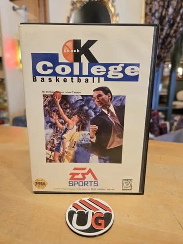Sega Genesis Coach K College Basketball