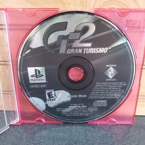 Gran Turismo 2 PS1 (Sony PlayStation 1) Arcade Mode Disc Only - Free Ship!