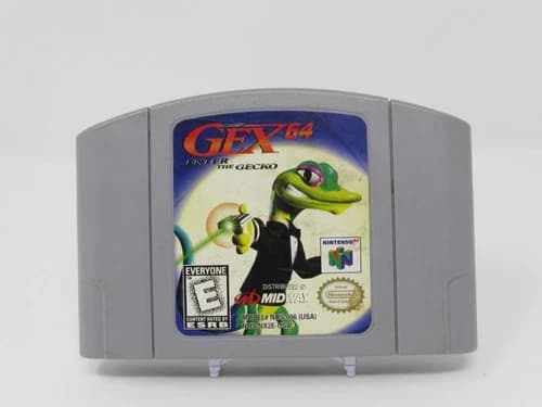 Gex 64 : Enter The Gecko ( Nintendo 64 N64 1998 ) Cartridge Only