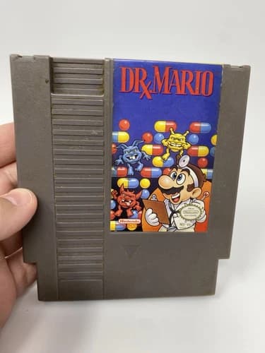 Dr. Mario (Nintendo Entertainment System, 1990) NES - Tested - Authentic - Works