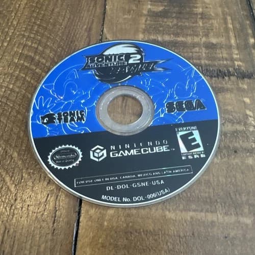 Sonic Adventure 2 Battle (Nintendo GameCube, 2002) Disc Only