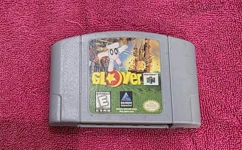 Glover Cartridge for Nintendo 64 N64 Game Play Tested