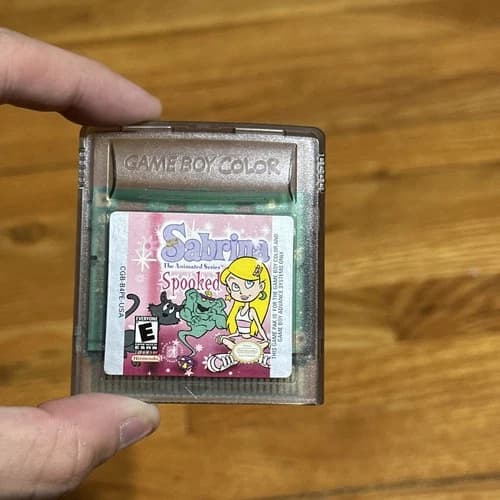 Sabrina: The Animated Series Spooked (Game Boy Color, 2001) Cart Only Tested