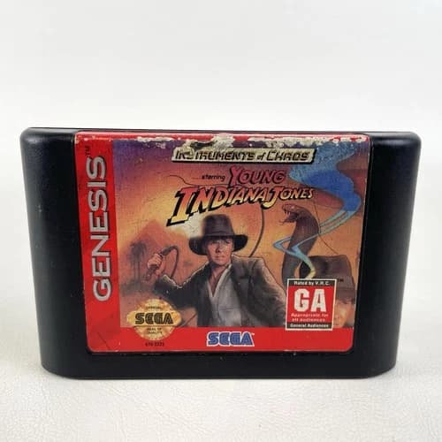 Instruments of Chaos Starring Young Indiana Jones (Sega Genesis, 1994) TESTED