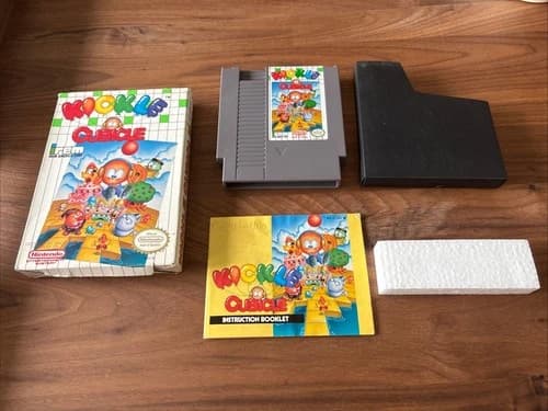 Kickle Cubicle (Nintendo Entertainment System, 1990) NES COMPLETE w/ Box manual