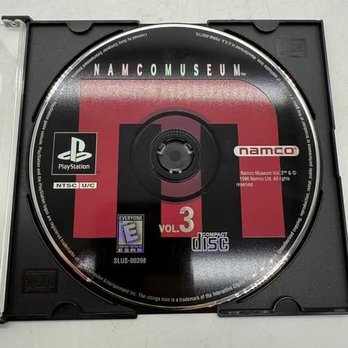 Namco Museum Volume 3 Playstation 1 PS1 Disc Only TESTED