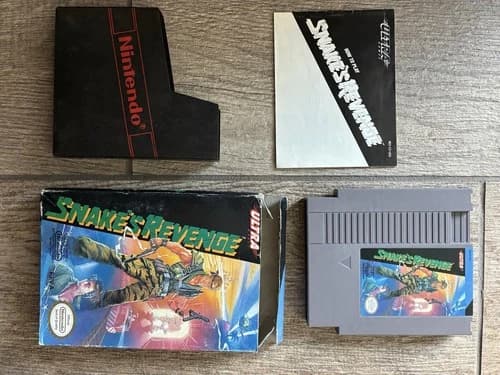 Metal Gear 2 Snake's Revenge 1990 NES Nintendo Game CIB