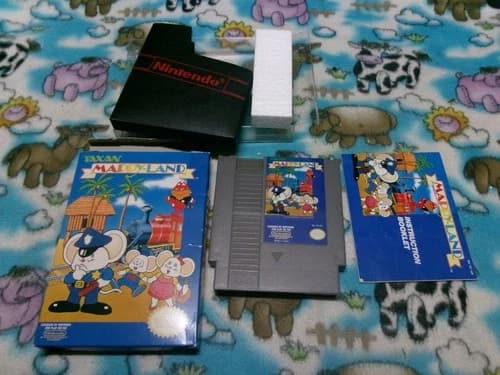 #725 Mappy-Land Nintendo Nes Video Game Boxed Complete CIB in Box