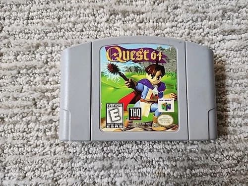 Quest 64 N64 Nintendo 64 *TESTED AND WORKING**AUTHENTIC* Fast Shipping!