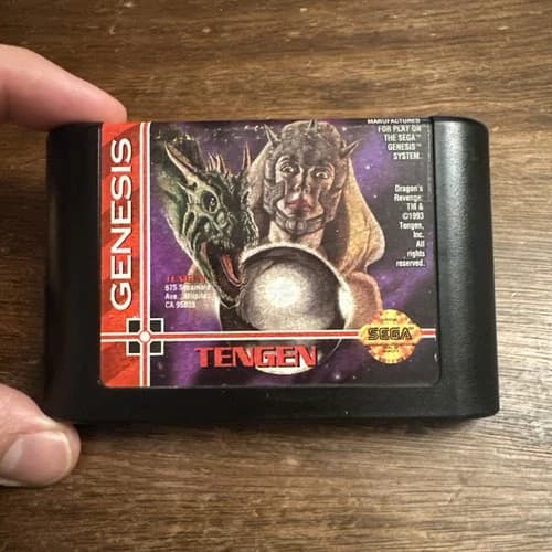DRAGONS REVENGE (Sega Genesis) Tested - Authentic