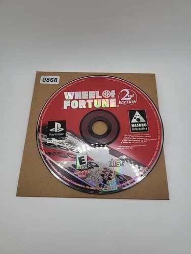 --DISC ONLY-- Wheel of Fortune: 2nd Edition (PlayStation 1, PS1) NO Tracking