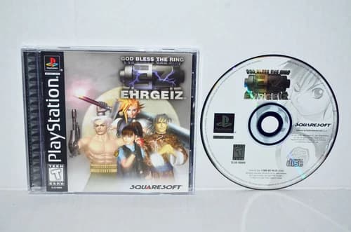 Ehrgeiz God Bless The Ring (Sony PlayStation 1, 1999) PS1 PSOne 2 3 Black Label