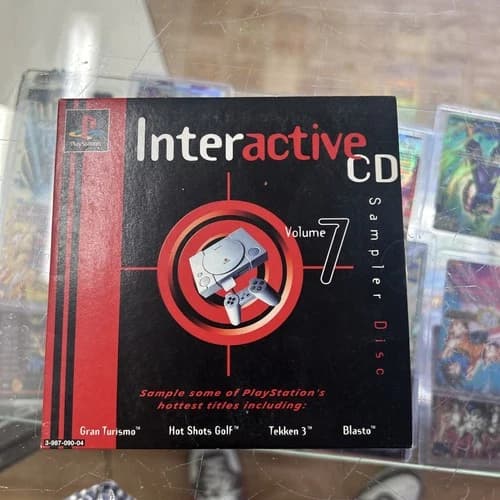 Interactive CD Sampler Pack Volume Vol 7 PlayStation PS1 Blasto Tekken Hot Shots
