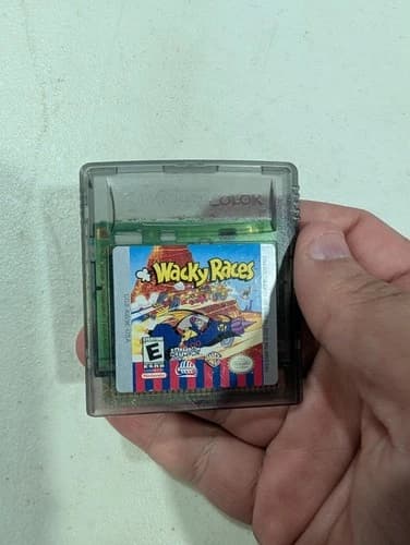 Wacky Races (Nintendo Gameboy Color GBC) Tested - Authentic