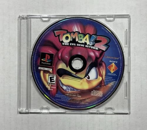 Tomba! 2 The Evil Swine Return (PlayStation 1, PS1, 1998) DISC ONLY