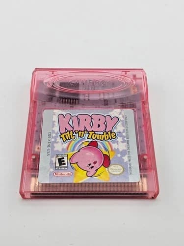 Nintendo Gameboy Color Kirby Tilt N Tumble Cartridge Only Cleaned & Tested