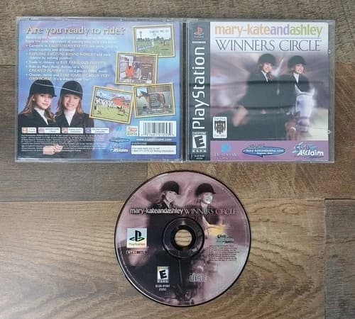 Mary-Kate and Ashley: Winners Circle (Sony PlayStation 1, 2001) PS1 CIB Tested