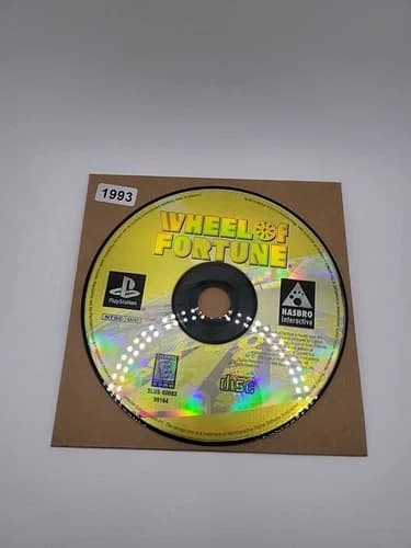 --DISC ONLY-- Wheel of Fortune (PlayStation 1, PS1, 1998) NO Usps TRACKING