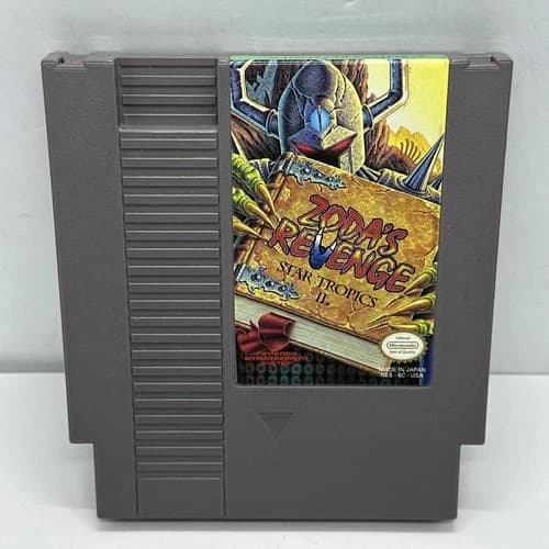 NES Zodas Revenge Star Tropics II Nintendo Entertainment System Cleaned & Tested