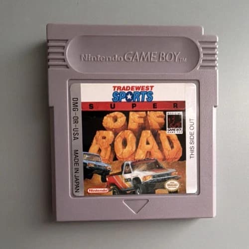 Tradewest Super Off Road Nintendo Game Boy Car Racing Cartridge NTSC-U/C