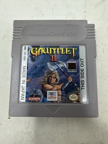 Gauntlet II 2 Nintendo Gameboy Authentic Cartridge, TESTED!