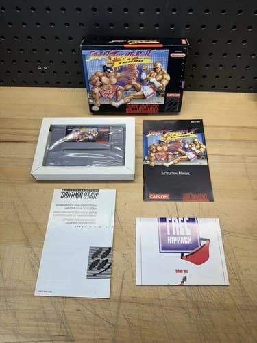 Street Fighter II: Turbo Nintendo SNES CIB Complete Tested Authentic Very Good