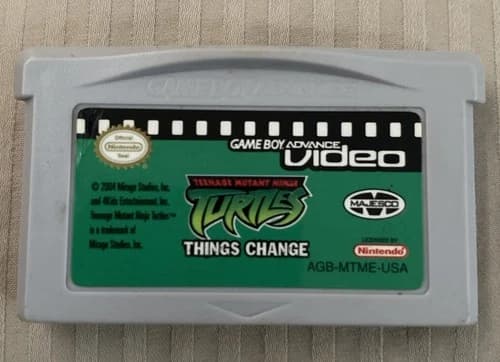 Teenage Mutant Ninja Turtles: Things Change (GameBoy Advance Video, 2004)