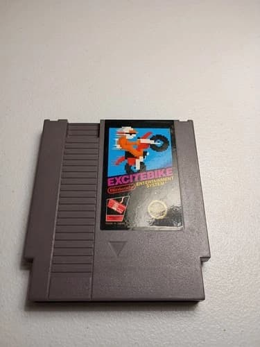 Excitebike Nintendo Entertainment System NES, 1985 Tested Cart only