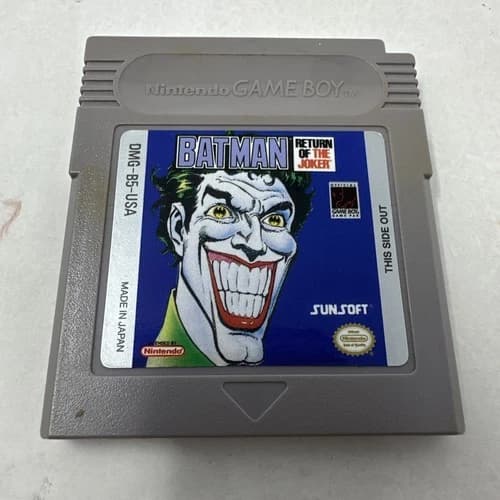 Vintage Nintendo Batman: The Return of the Joker Gameboy Video Game Tested