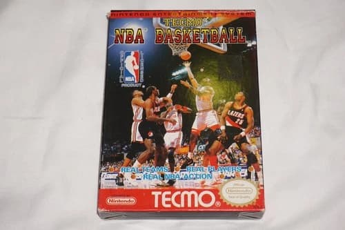 Tecmo NBA Basketball (Nintendo NES) Complete in Box CIB