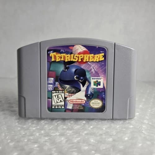 Tetrisphere N64 Nintendo 64 Cartridge Only Tested Cleaned Pins OEM Multiplayer