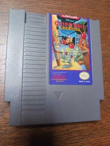 chip n dale rescue rangers nes tested works well cleaned