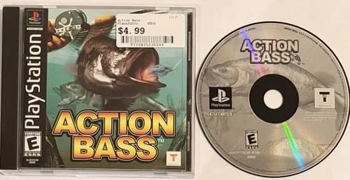 Action Bass (Sony PlayStation 1, PS1) COMPLETE!! | CIB | M1497