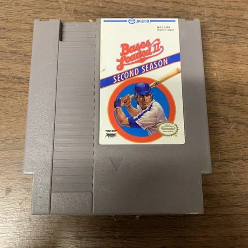 Bases Loaded II Second Season Nintendo NES (1990) Game Cartridge ONLY Tested
